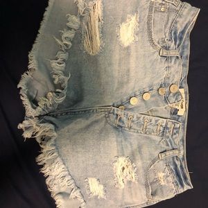 high waisted shorts